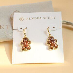 NEW Kendra Scott Gingerbread Gold Drop Earrings